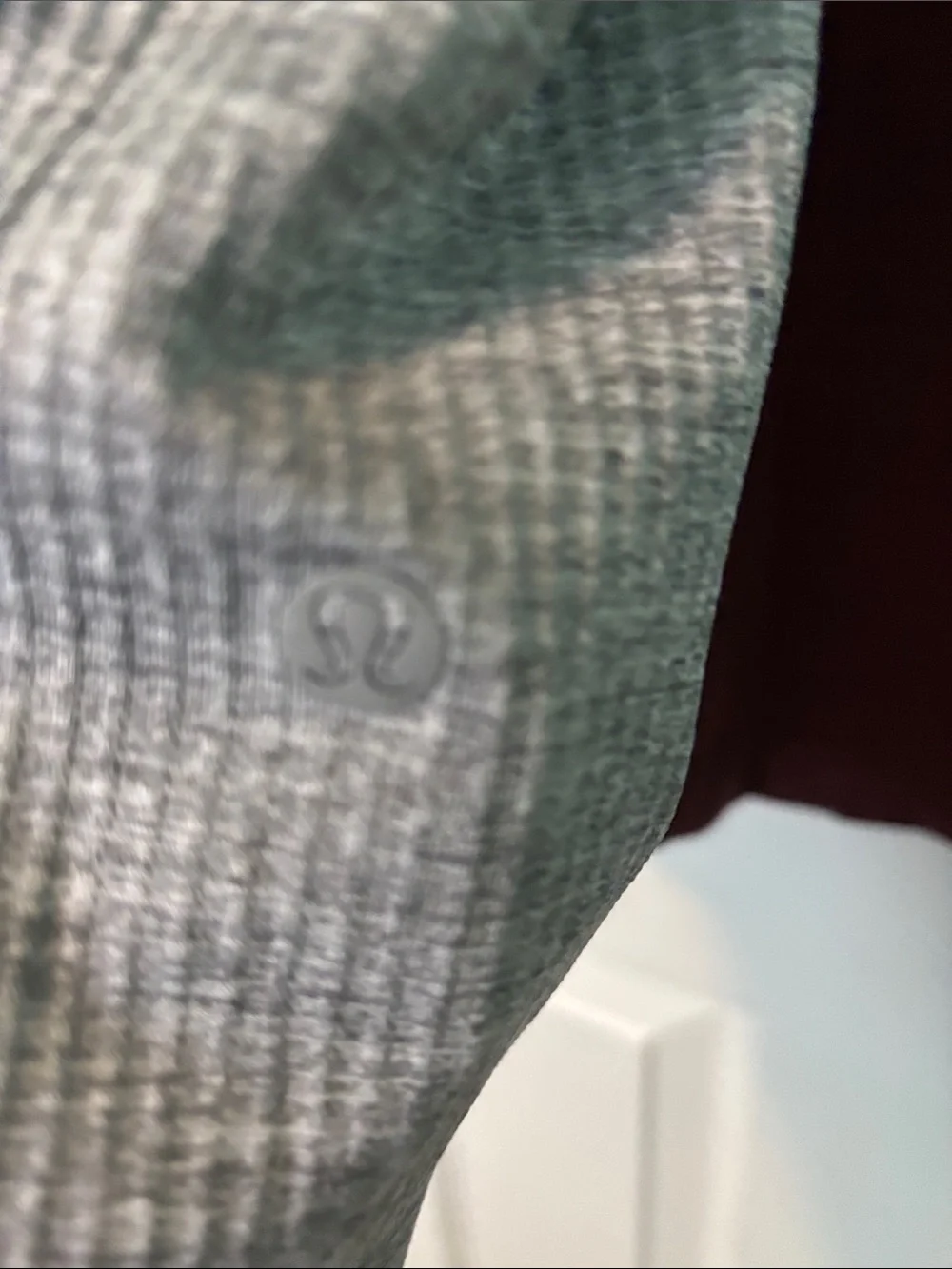 Champion Long-Sleeve Crew Tops - Maroon & Light Gray - Picture 4 of 6